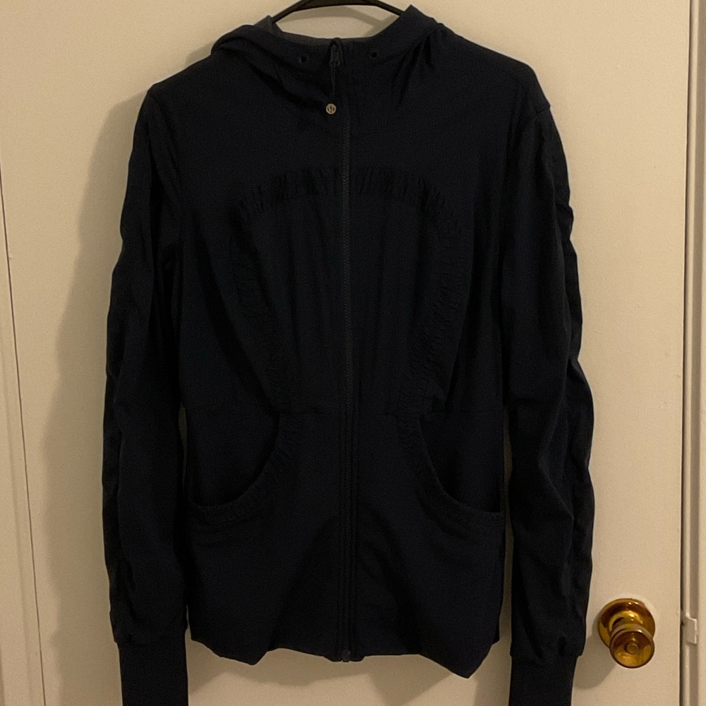 lululemon athletica Navy Hooded Utility Jacket